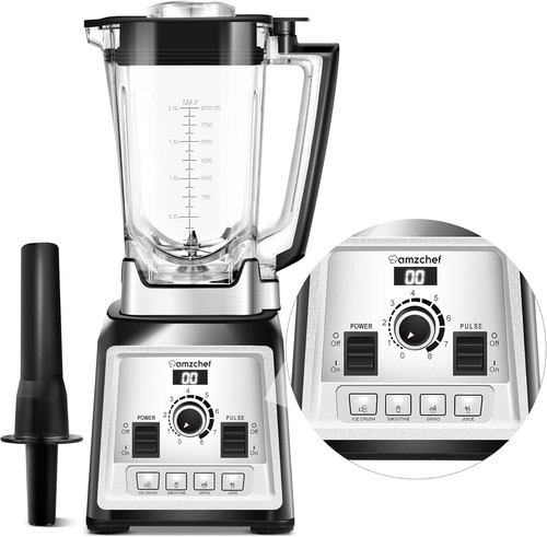 Amzchef blender smoothie maker - smoothie,