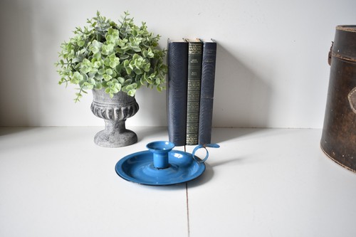 Vintage blue enamel - vintage,