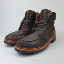 Grenson Otis Boot in Brown Roughout suede Goodyear Welted UK 7