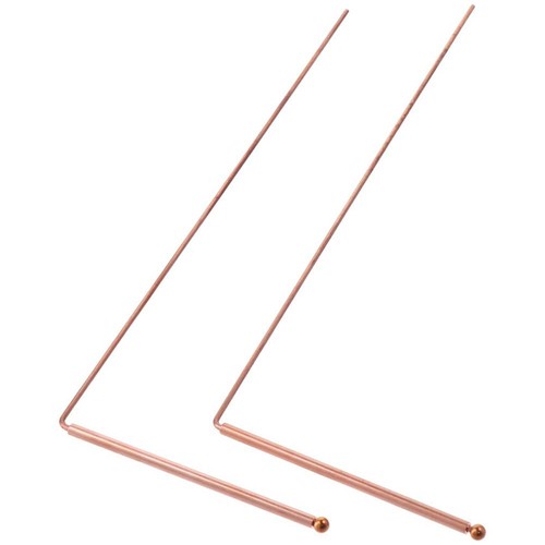 2pcs pure copper dowsing rods - dowsing,