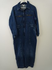M&S Women's Denim Jumpsuit Size 18 Petite Blue New F2