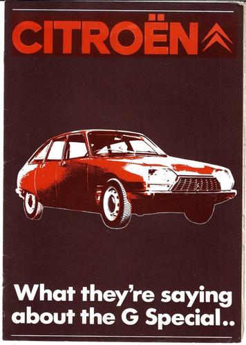 Citroen special press - citroen, g-special