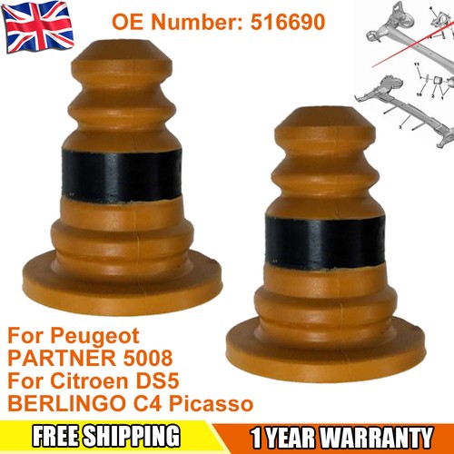Rear shock absorber mount - 2x,