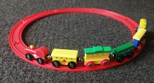 Wooden tesco play train - wooden, with