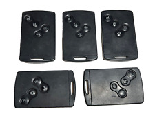 5 x Renault 4 button  key cards, Laguna, Clio Mk4, 4A type chip
