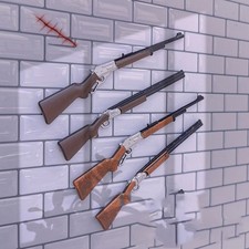 4Pcs 1:12 Metal Miniature Gun