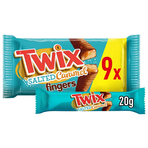 Twix salted caramel - caramel, fingers