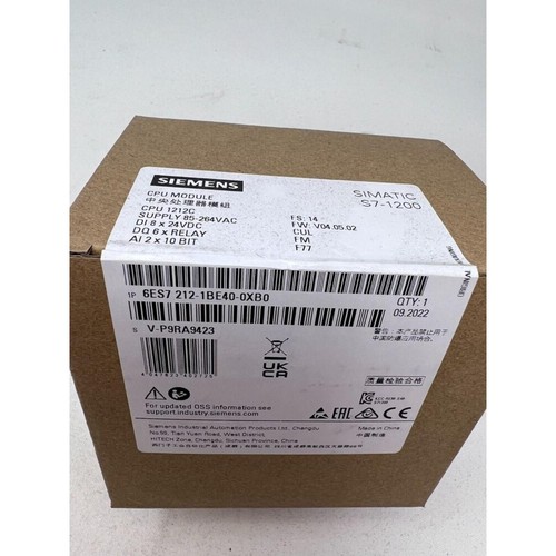 New siemens 6es7212 - new, 6es7212-1be40-0xb0