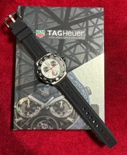 TAG Heuer 20mm Formula 1 F1 Black Rubber Watch Strap.