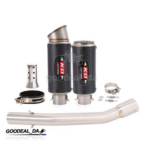 Slip exhaust carbon tips - slip-on,