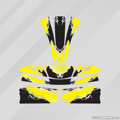 Shift custom black yellow - custom, black,