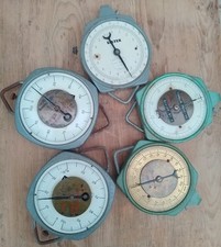 5 x VINTAGE  HANGING WEIGHING