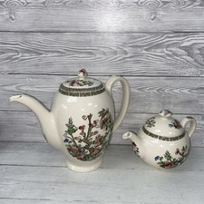 Indian Tree Teapot & Coffee Pot Made By John Maddock & Sons PK