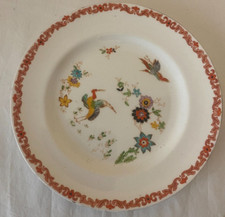 Tuscan Bone China  Plate,  Hand painted Bird & Flower design