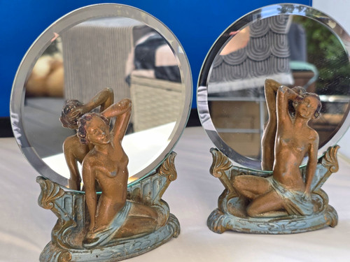 Art deco pair round - deco,