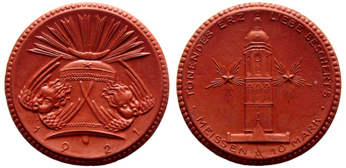 Emergency money porcelain