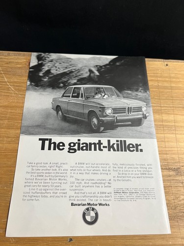 1970 vintage 8x11 print ad - 8x11, b&w