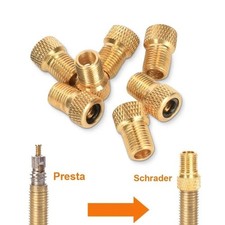 2x BRASS ADAPTOR PRESTA TO