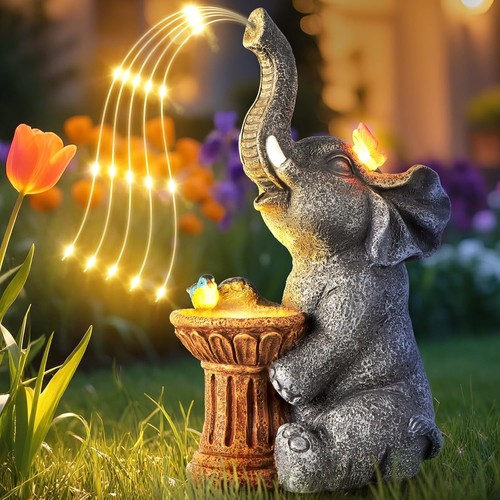 Dacoity elephant statue garden - elephant,