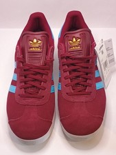 Adidas Gazelles Claret & Blue