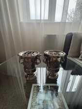 Silver Plated Decorative Urn
