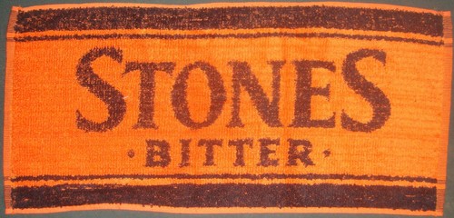 Stones bitter bar towel - stones,