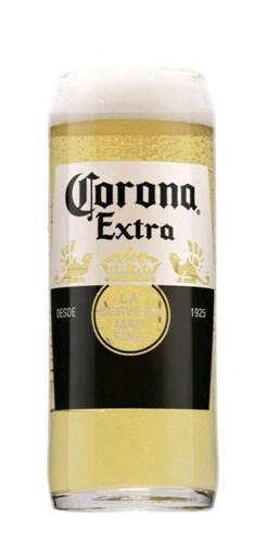 Corona half pint glasses - 4,