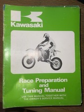 1984 Kawasaki KX125 KX250 KX500  race Prep and Tuning Manual 99920-1306-01