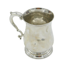 George III Sterling Silver Christening Mug Tankard Antique 1761 London
