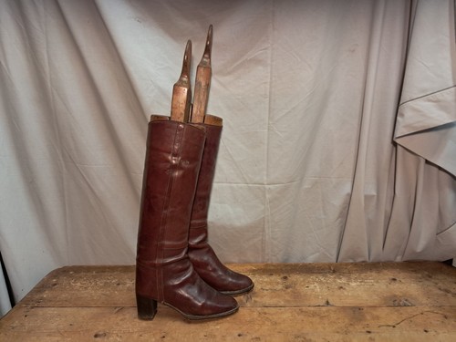 Pair vintage leather riding - pair, of