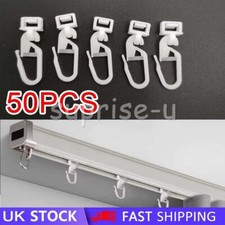 50x Curtains Hooks For VOLVO MAN IVECO Rear Rail Truck DAF106 Gliders Runners