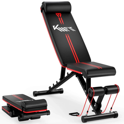 Fit folding weight bench - weight,