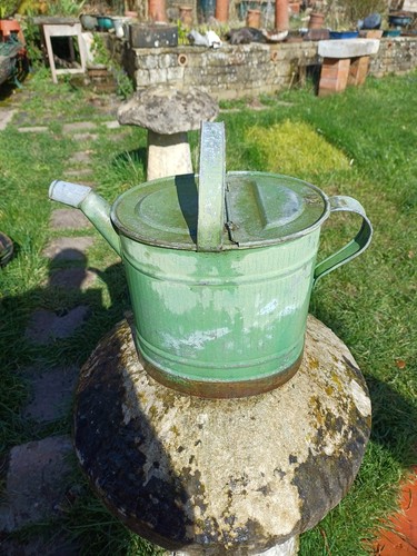 Vintage green galvanised - vintage,