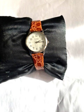 Accurist Womens 30 MT WR Arabic Dial Leather Strap Watch LS674WA