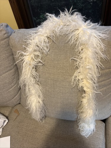 Ivory genuine ostrich feather - ostrich,