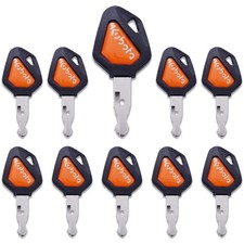 10x Kubota Ignition Keys 459A