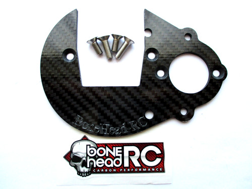 Boneheadrc carbon gear plate - carbon,