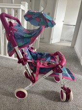 Vintage 90's Hauck Apollo Mini Toy Pushchair/Pram. Disney's Mickey and Minnie.