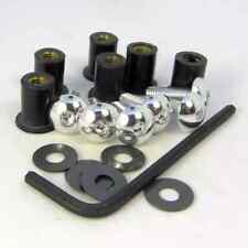 Yamaha TDM850 1996-2001 Silver Aluminium 6 Bolt Screen Kit