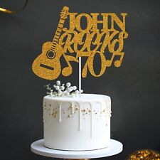 Music Theme Cake Topper Guitar