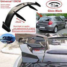 For BMW 1 Series E81 E87 KS-Style Rear Boot Roof Spoiler Airplane Wing Universal