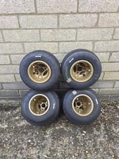 OTK Tony Kart MXJ Rims with Mojo d5's fitted 212mm-130mm /kosmic/lando/rotax/x30