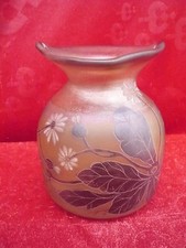 Very nice, solid vase_plant decor__Ludwigsthal handmade__signed_over 1 kg_!