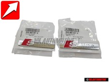 2x Genuine Audi S-LINE Side