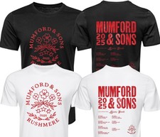 Mumford & Sons T-shirt RUSHMERE tour 2025 Inspired Unisex Adults Kids tee tops
