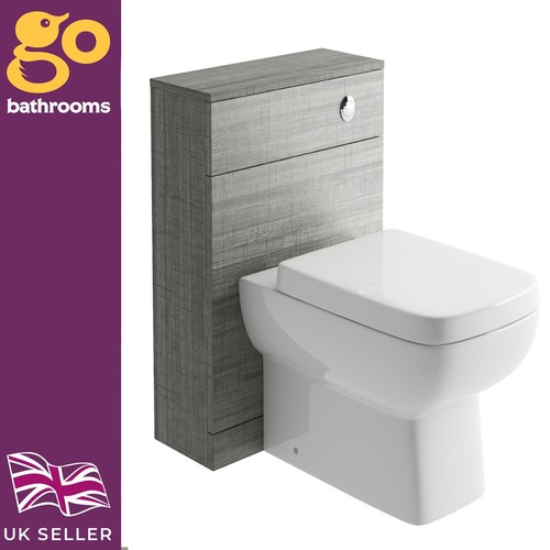 Newton grey oak - bathroom, wc