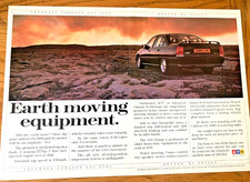 VAUXHALL CARLTON GSi 3000 - COLLECTIBLE FRAMEABLE ORIGINAL CLASSIC CAR ADVERT