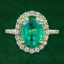 Vintage Emerald Diamond