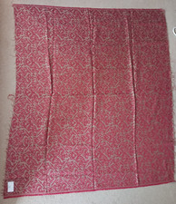 Sanderson Sorilla Damasks Fabric Sybil Rose/Linen Remnant 142 x 122cm Approx.