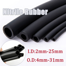 Black​ NBR Nitrile Oil Fuel Gas Resistant Rubber Hose Tubing Inner Dia​​:2-13mm